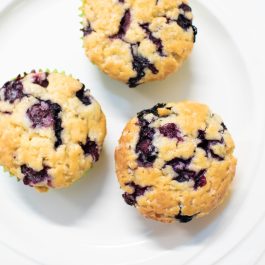Blueberry muffins (4 stuks)